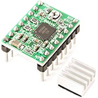 AZDelivery A4988 Modulo controlador de motor paso a paso con disipador de calor con eBook incluido
